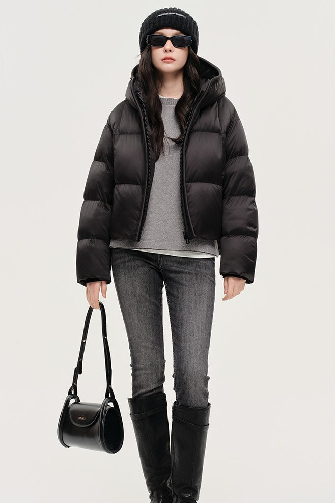 Drune | Kapuzenisolierte Pufferjacke