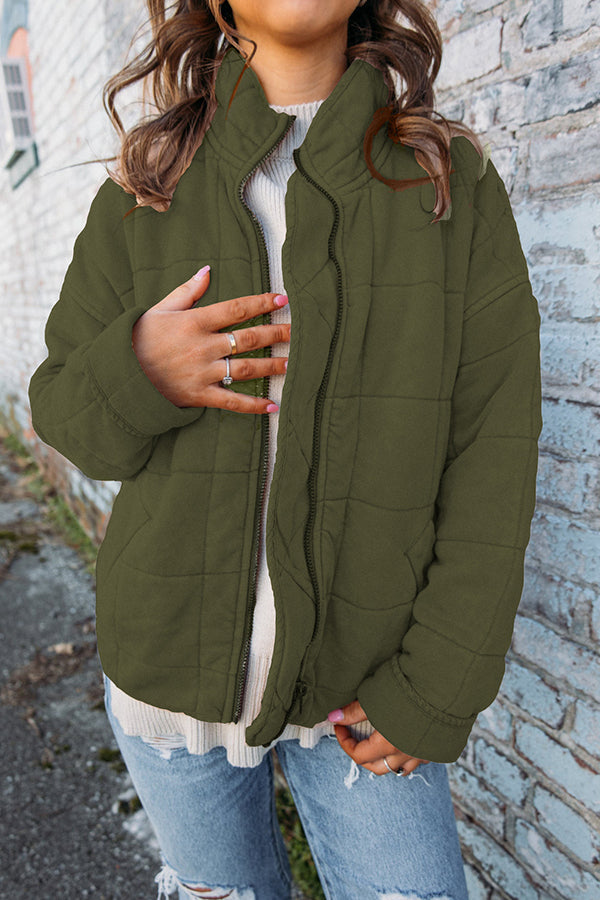 Drune | Gefütterte Jacke mit Kapuze für Damen