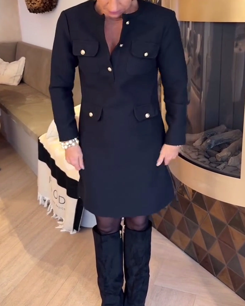 Drune | Schlankes Kleid Im Chanel Stil