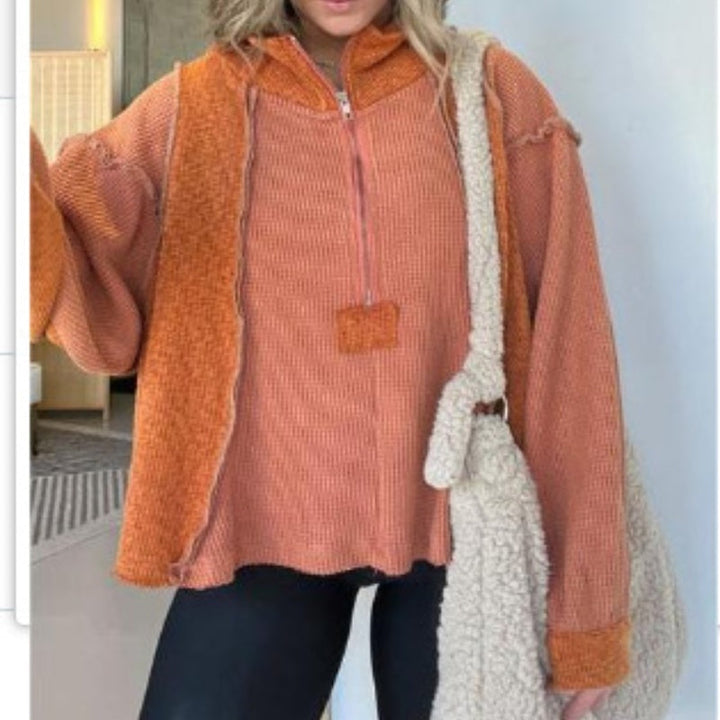 Drune | Damenpullover mit unregelmäßigem Saum für Herbst und Winter
