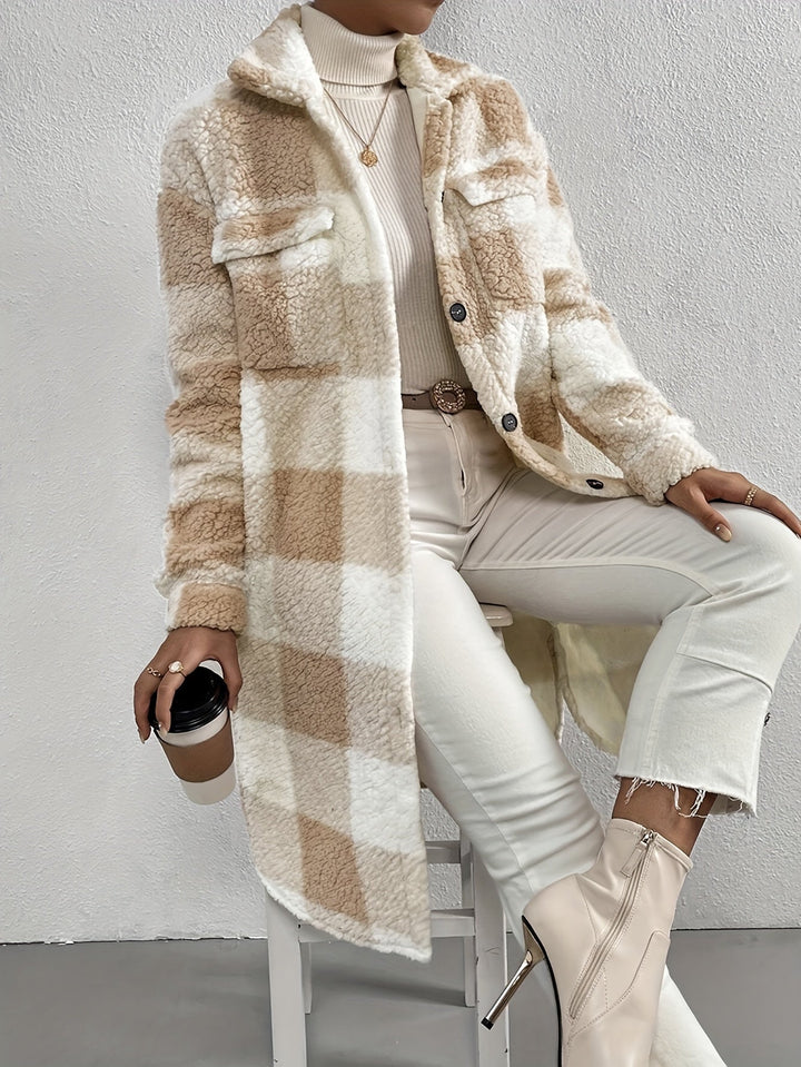 Drune | Sherpa-Jacke - elegante Damen-Außenjacke für Stil und Wärme