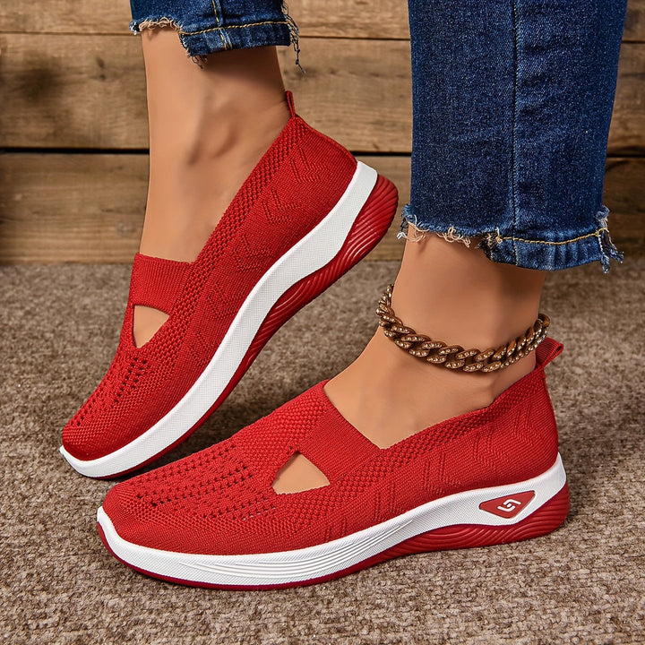 Drune | Atmungsaktive Orthopädische Slip on Sneakers Für Damen