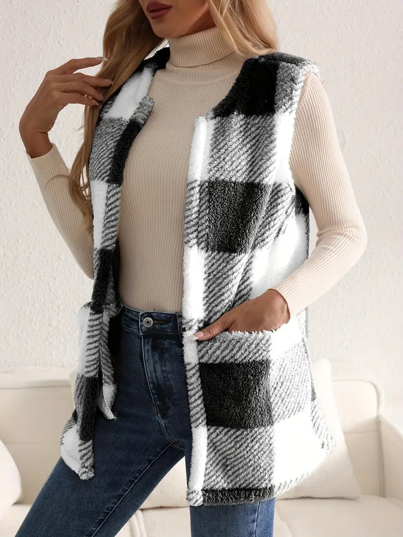 Drune | Sherpa Check Weste