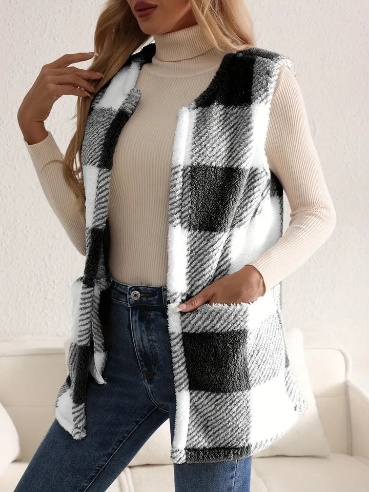 Drune | Sherpa Check Weste
