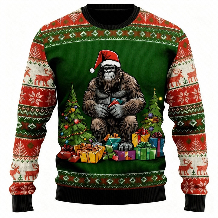 Drune | Tier&Weihnachtsgeschenk Musterdesign - Festival der Feiertagsdrucke Hässlicher Pullover