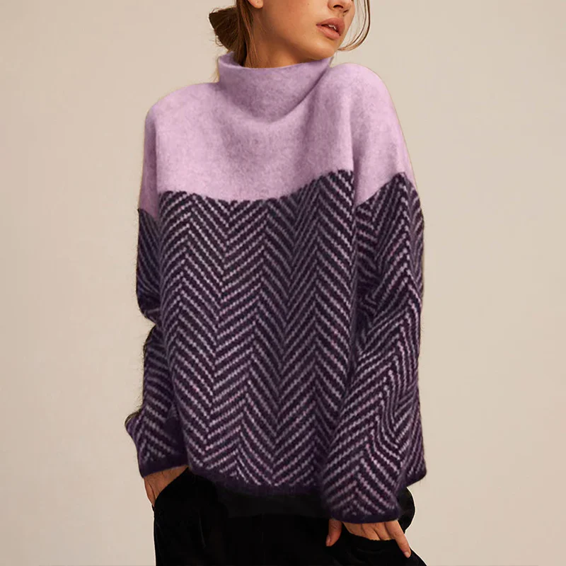 Drune | Grobstrick Rollkragenpullover
