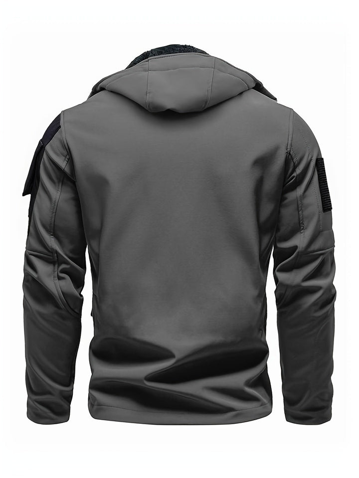 Drune | Kapuzen-Outdoorjacke Wasserdicht Winddicht Isoliert Für Herren - Perfekt für Outdoor-Aktivitäten