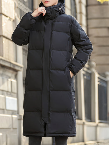 Drune | Winterjacke mit Kapuze und Reißverschluss für Herren - Perfekt für den Winter
