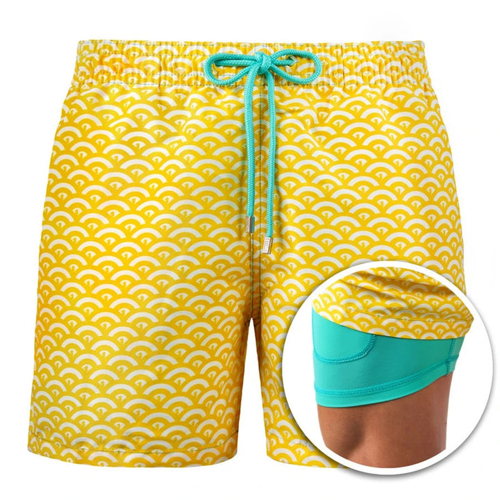 Drune | Doppellagige Strandshorts Für Herren