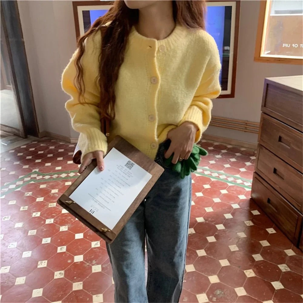 Drune | Cozy casual knit cardigan sweater