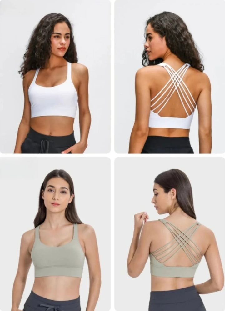 Drune | Schöner Rücken Design schlanke Brust heben nahtlose Yoga-BH