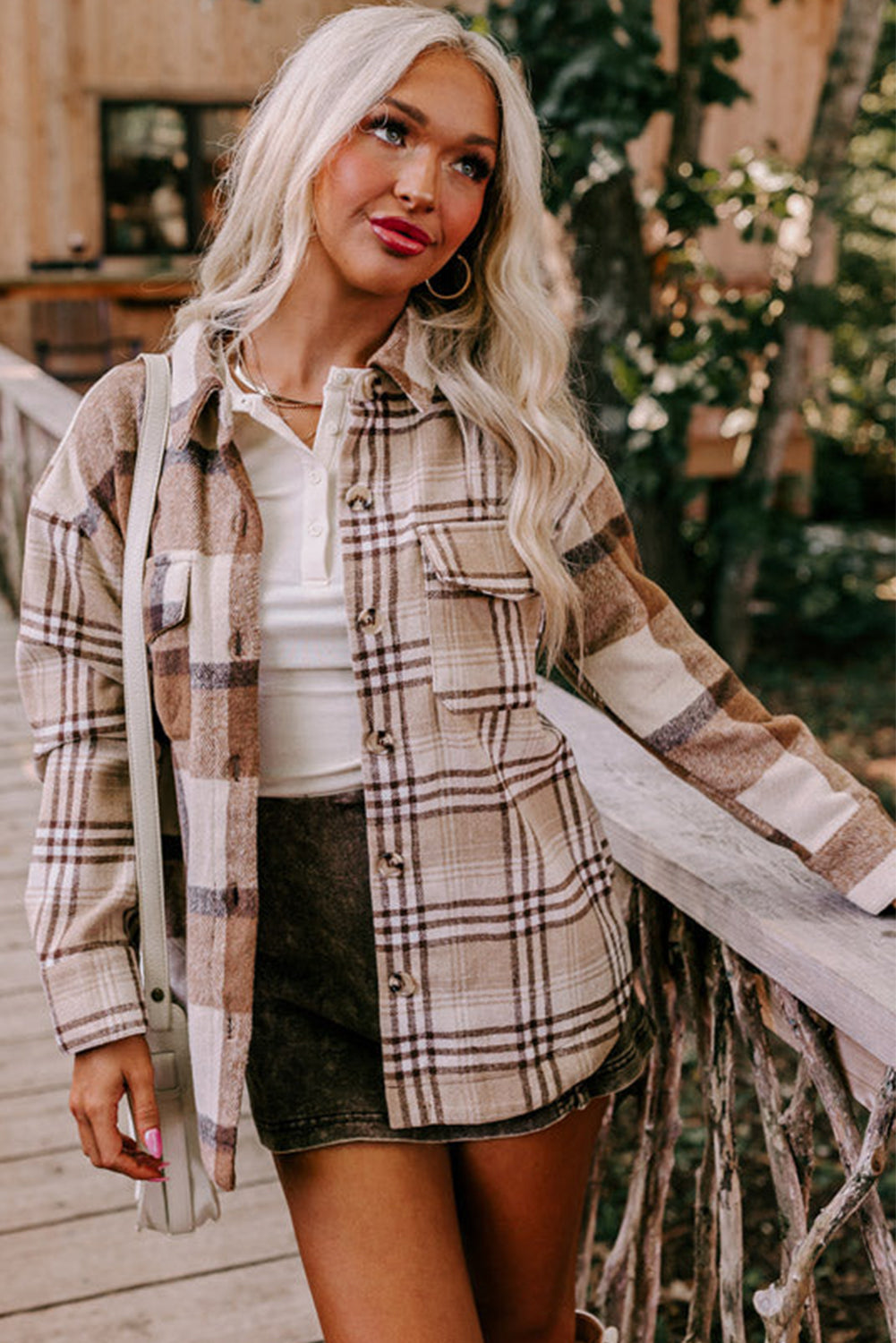 Drune | Lässiges Karierter Overshirt Zeitloses Design und Komfort Perfekt Für Layering