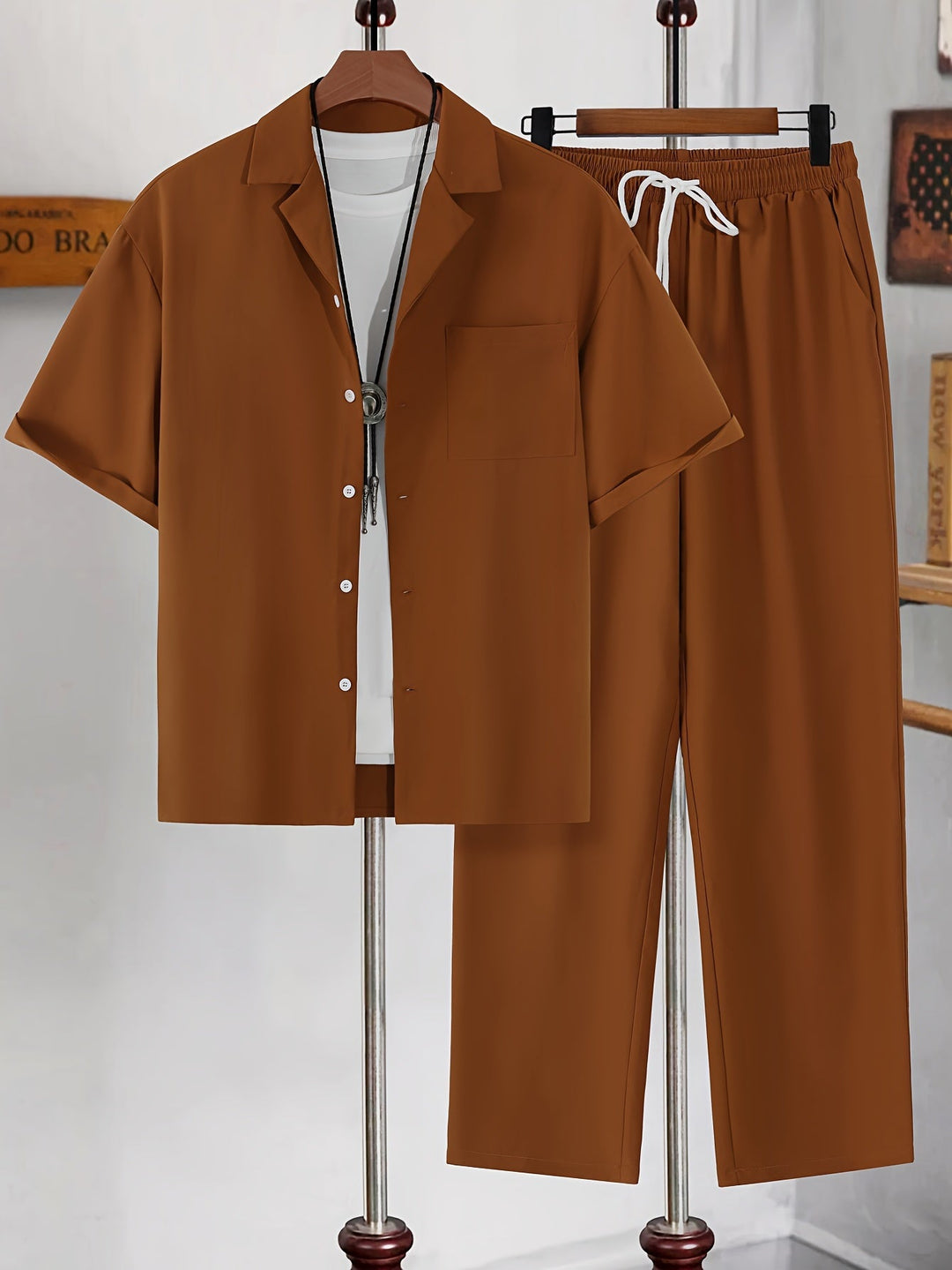 Drune | Sommeroutfitsatz in Einfarbiger Farbe