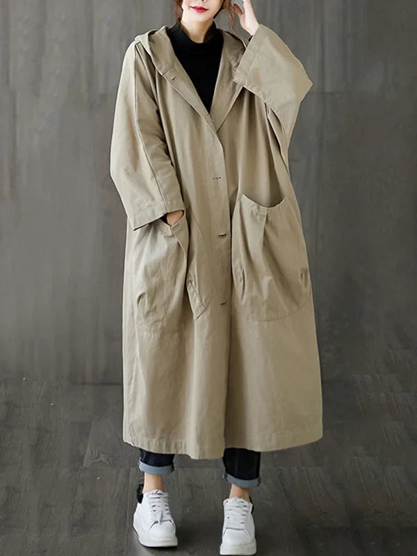 Drune | Langer  Trenchcoat Mantel