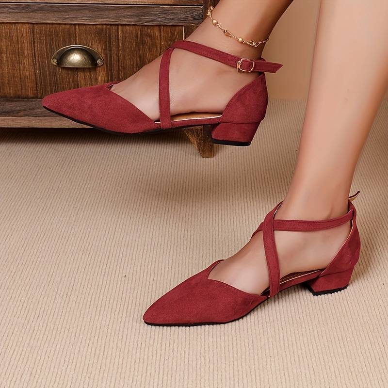 Drune | Modische Flache Sandalen Mit Spitzer Spitze