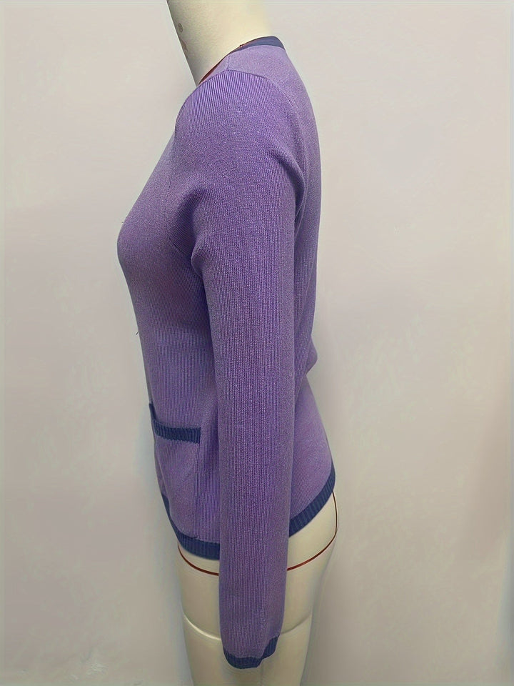 Drune | warmer Woll Strickcardigan mit Taschen für Damen - Perfekt für den Alltag