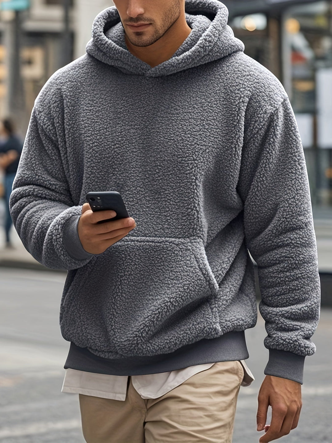 Drune | Weiche Fleece-hoodie Polyester Komfort und Stil