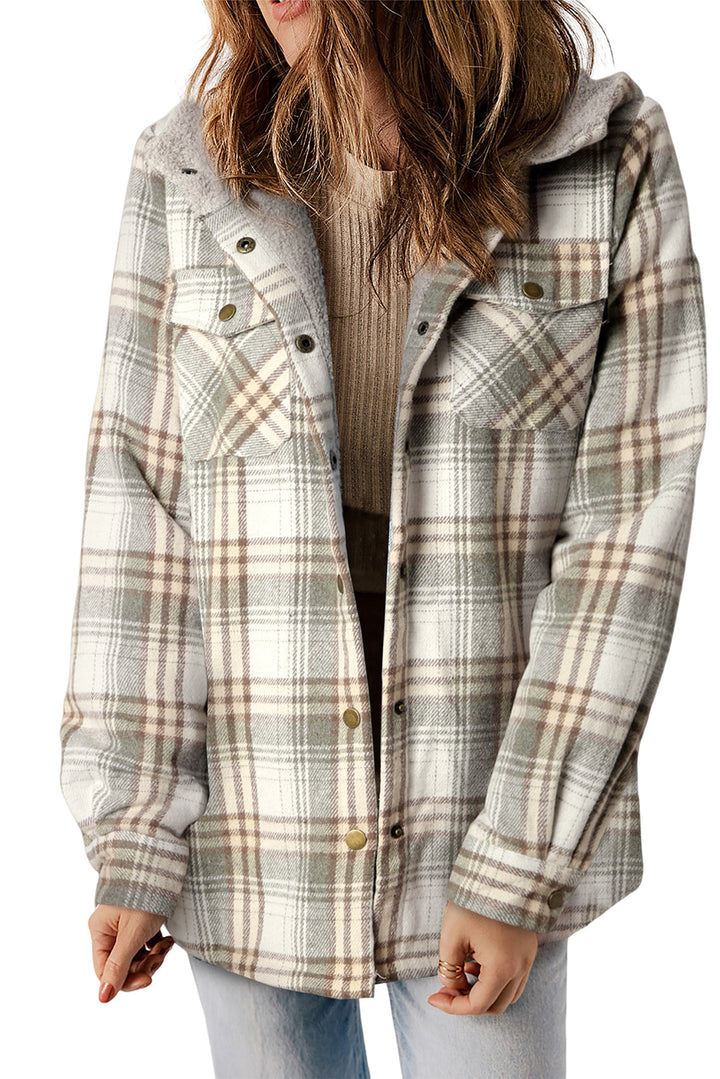 Drune | Gitterjacke mit Plüschfutter Warm und Stilvoll Ideal Für Den Alltag