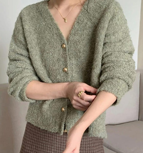 Drune | Flauschige strickjacke