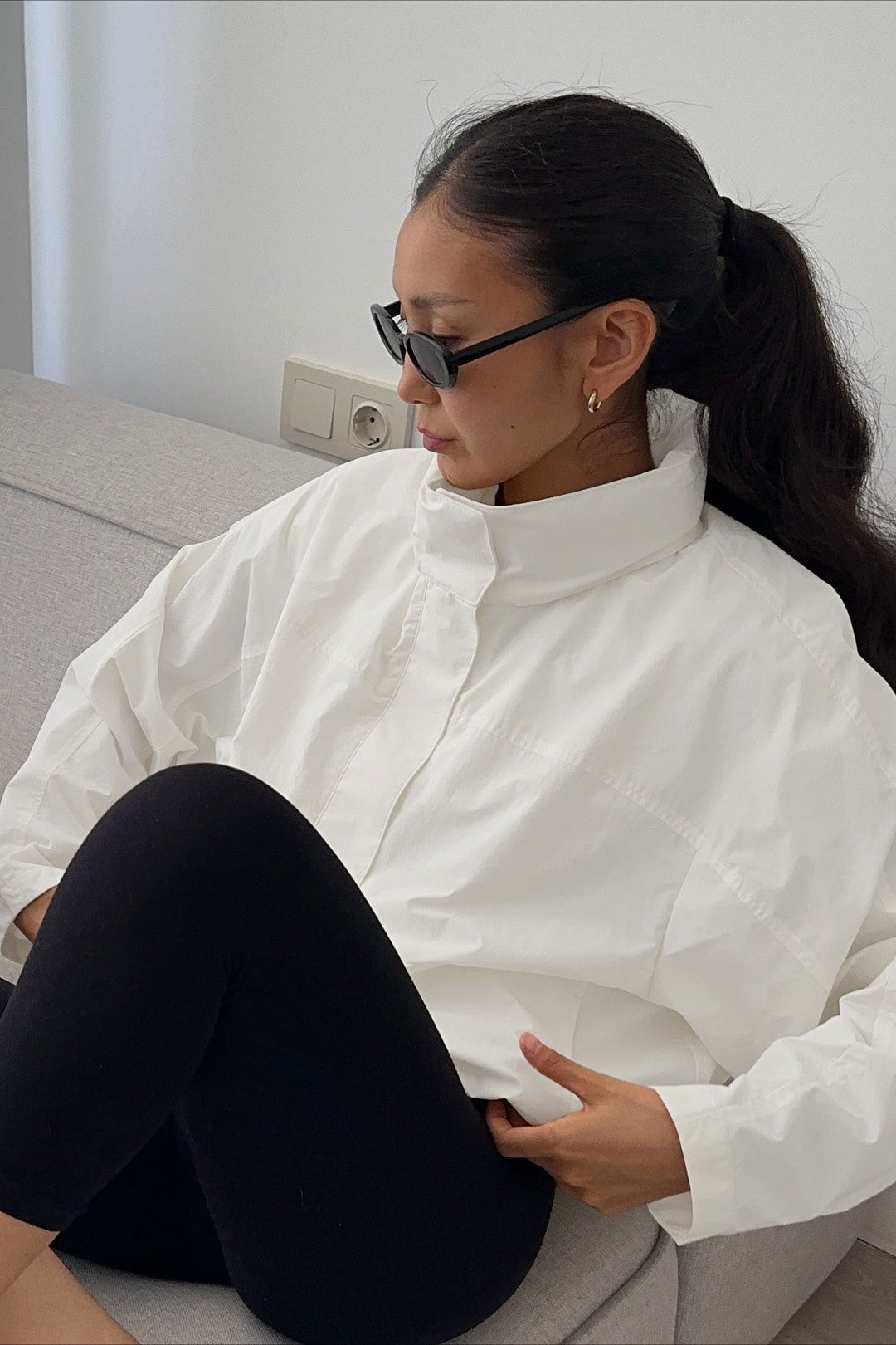 Drune | Kragen Windbreaker Jacke