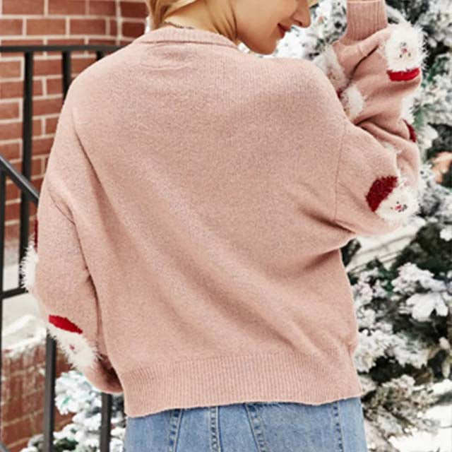 Drune | Modischer Weihnachtsstrickpullover für Damen