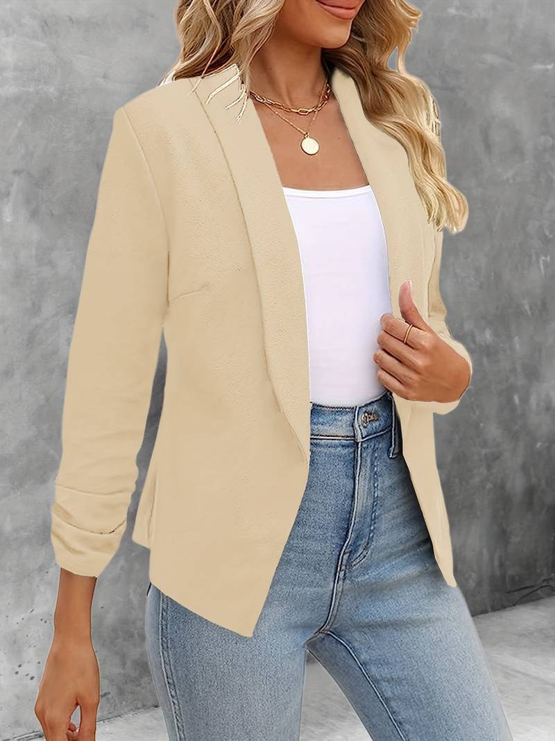 Drune | stilvoller blazer mit offener vorderseite