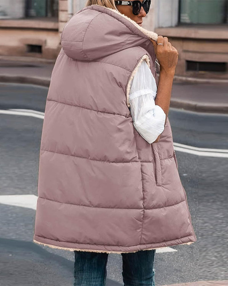 Thermoweste mit Kapuze