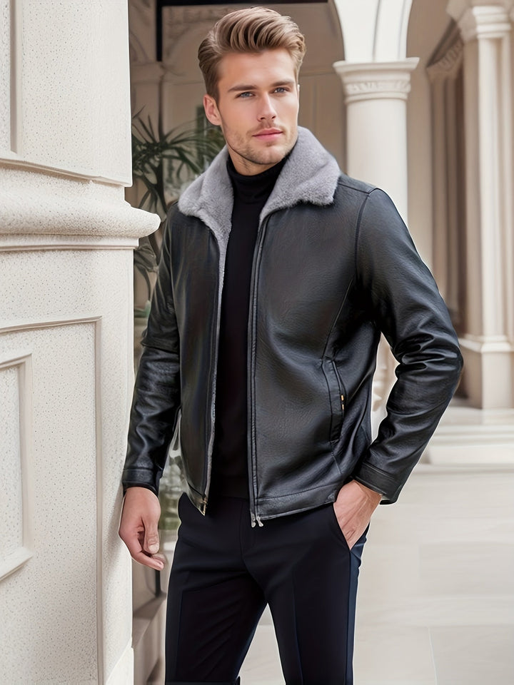 Drune | Bequeme Warme Lederjacke