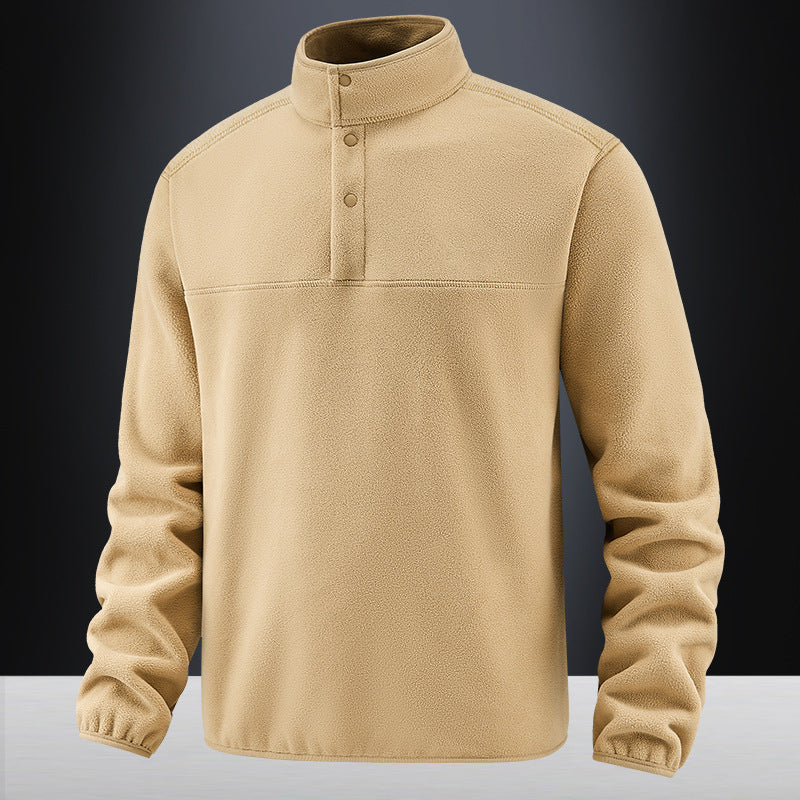 Drune | Luxuriöse Fleece-Weste mit Knöpfen für Herren
