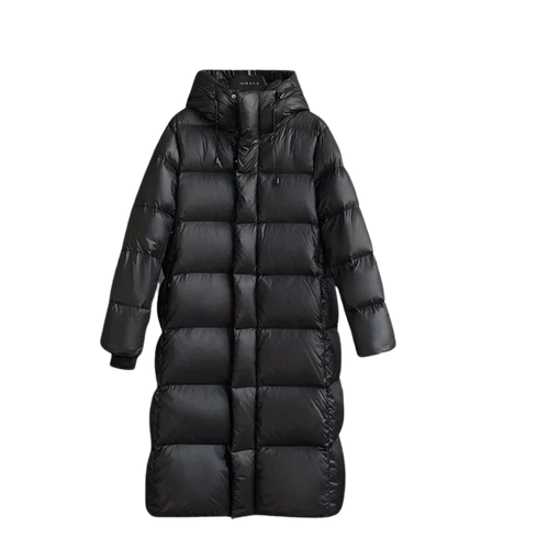 Drune | Dicke Daunenjacke mit Kapuze und Puffer