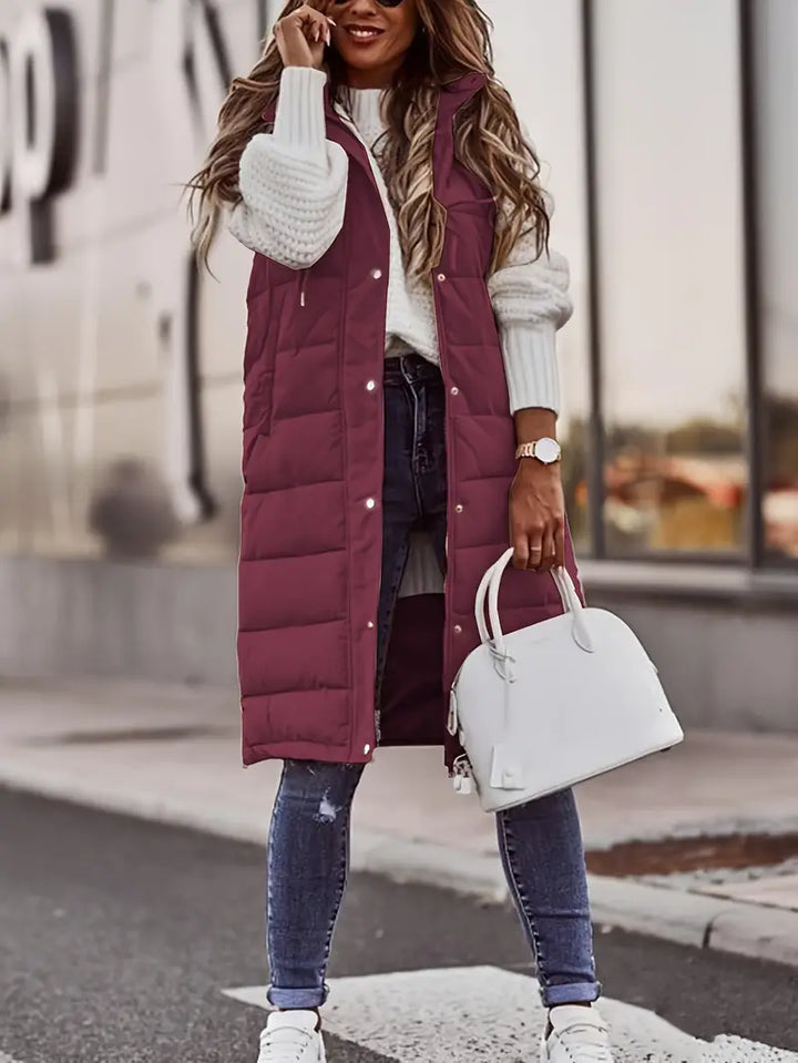 Drune | Langer Bodywarmer Weste Für Damen