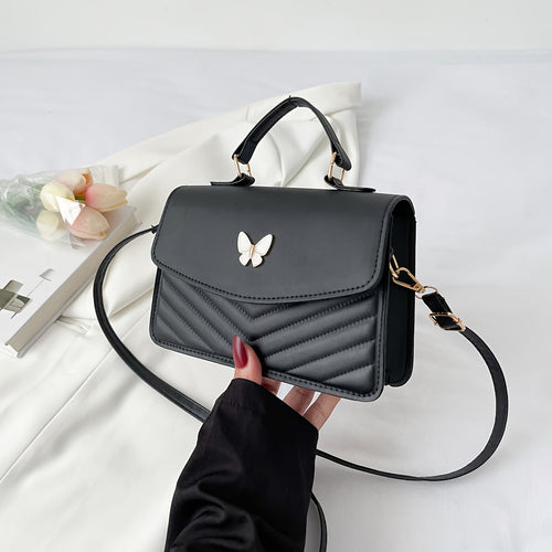 Drune | Modische einfarbige Schultertasche und Umhängetasche