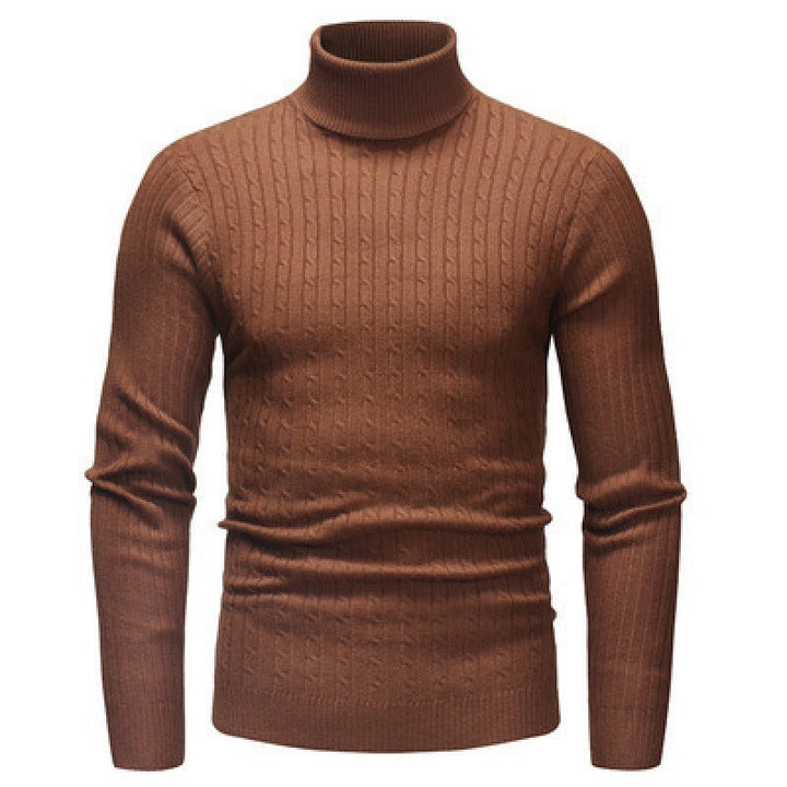 Drune | Luxuriöser gestrickter Rollkragenpullover für Männer