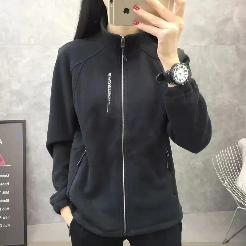 Drune | Warme Winter Fleece Jacke für Damen
