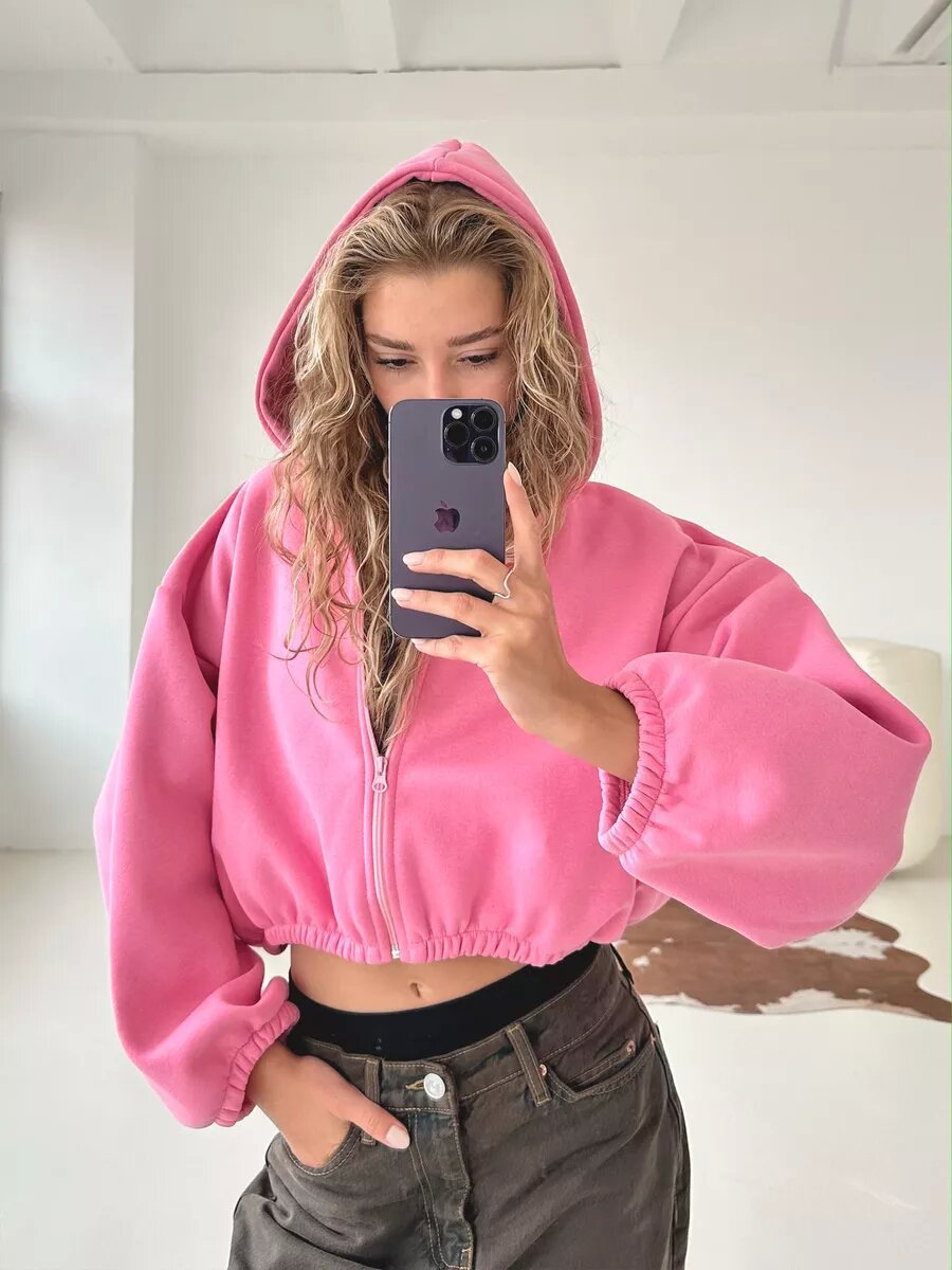 Drune | Casual, lightweight, short sports hoodie jacket
