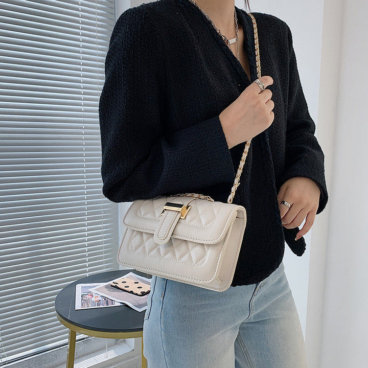 Drune | Beige Schultertasche