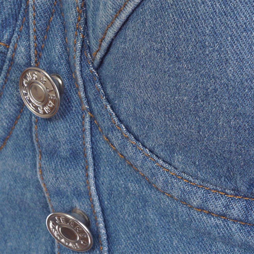 Drune | Mode Sexy Jeans Damen Kurzes Oberteil