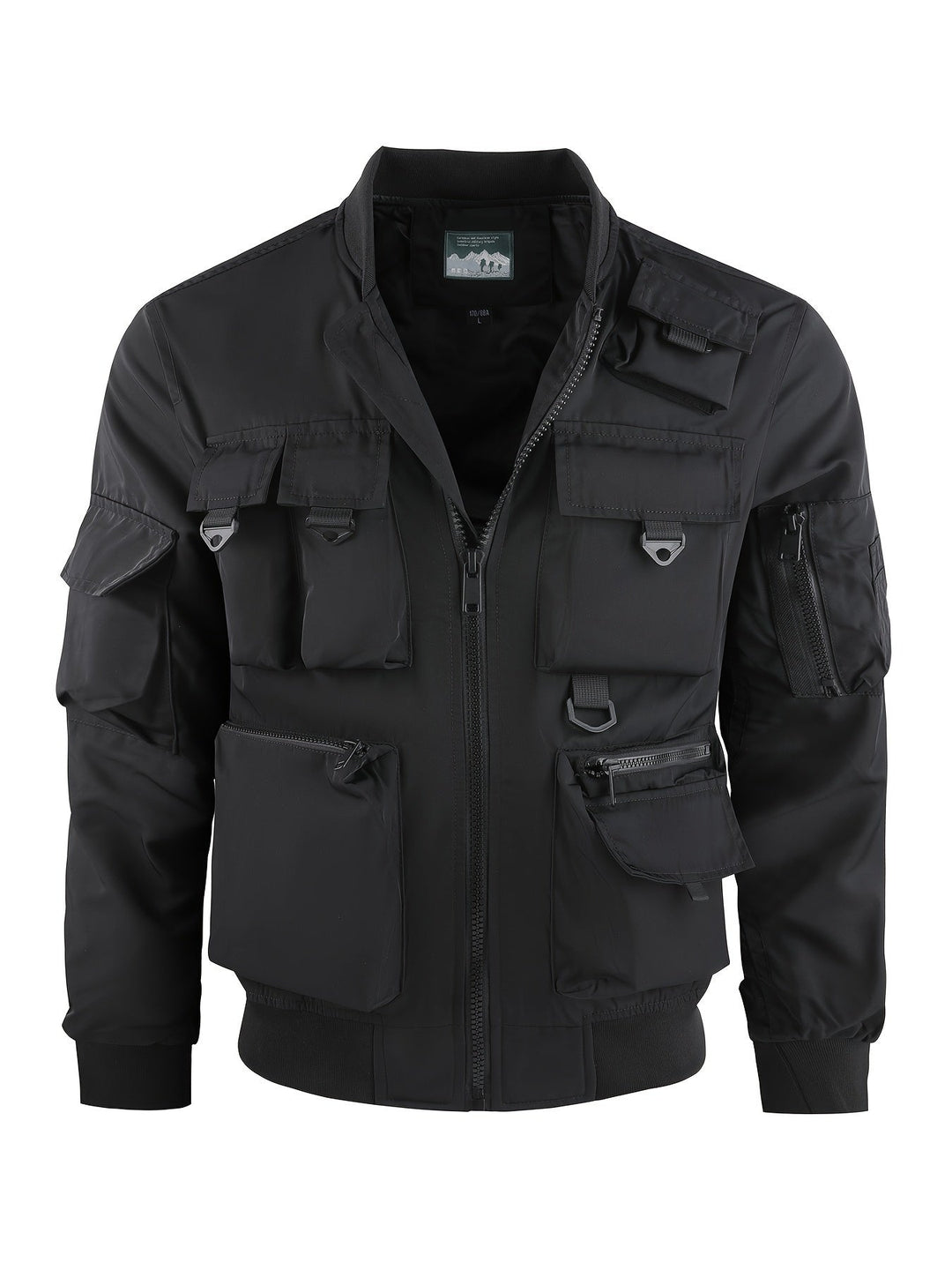 Drune | Bomberjacke Herren - Multifunktionale Outdoor Jacke mit vielen Taschen & Reißverschluss