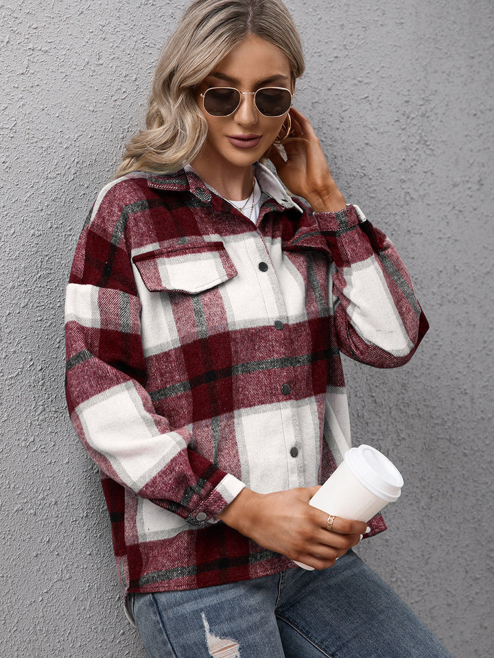 Drune | Karierter Langarmhemdjacke