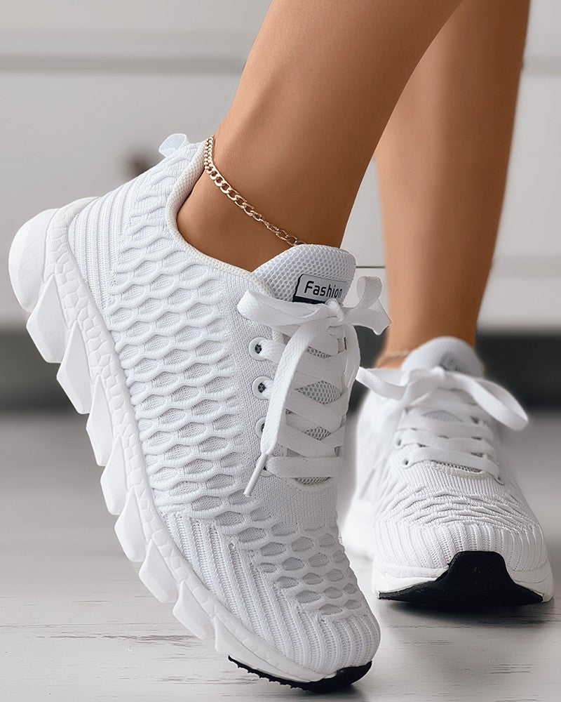 Drune - Bubble Lace Schuhe mit Textur