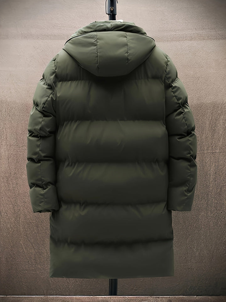 Drune | Dicke Lange Kapuzen Puffer Winterjacke Für Herren - Ideal für Winter