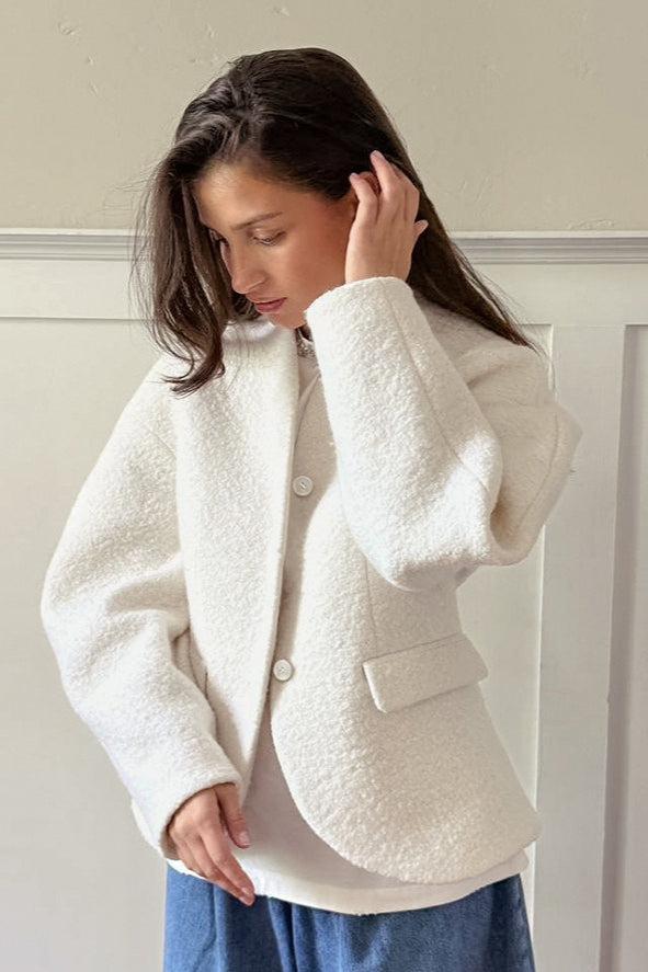 Drune | Woll-V-Ausschnitt-Jacke