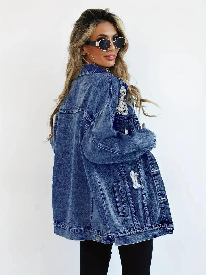 Drune | Oversized Jeansjacke für Damen