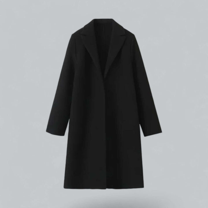 Drune | Frauen Eleganter Offener Front-Trenchcoat