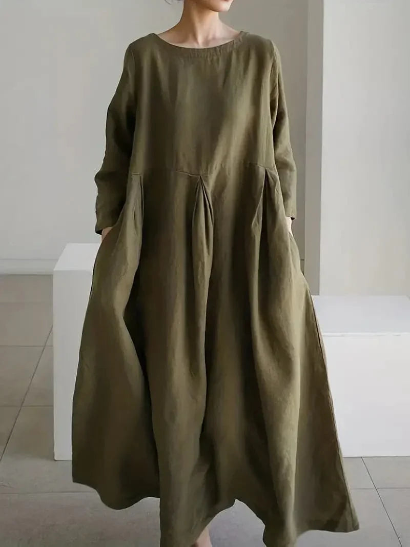 Drune | Weites Maxikleid Aus Hochwertigem Material