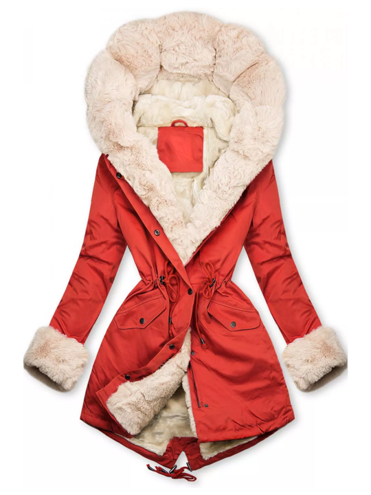 Drune | Gepolsterte Jacke mit warmem Plüschfutter für Damen