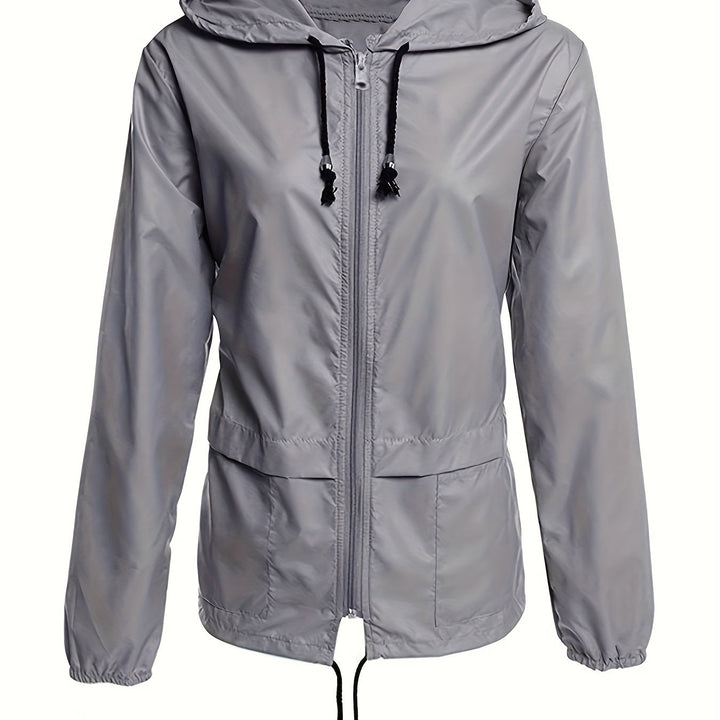 Drune | Einfarbige Windjacke mit Langen Ärmeln