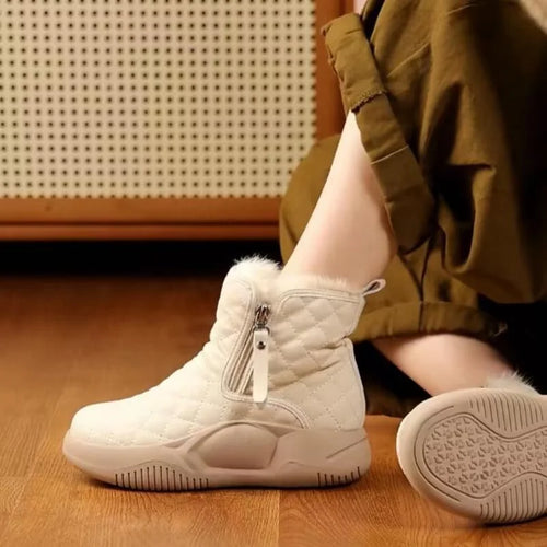 Drune | Kurze Stiefel mit Kette an Der Seite