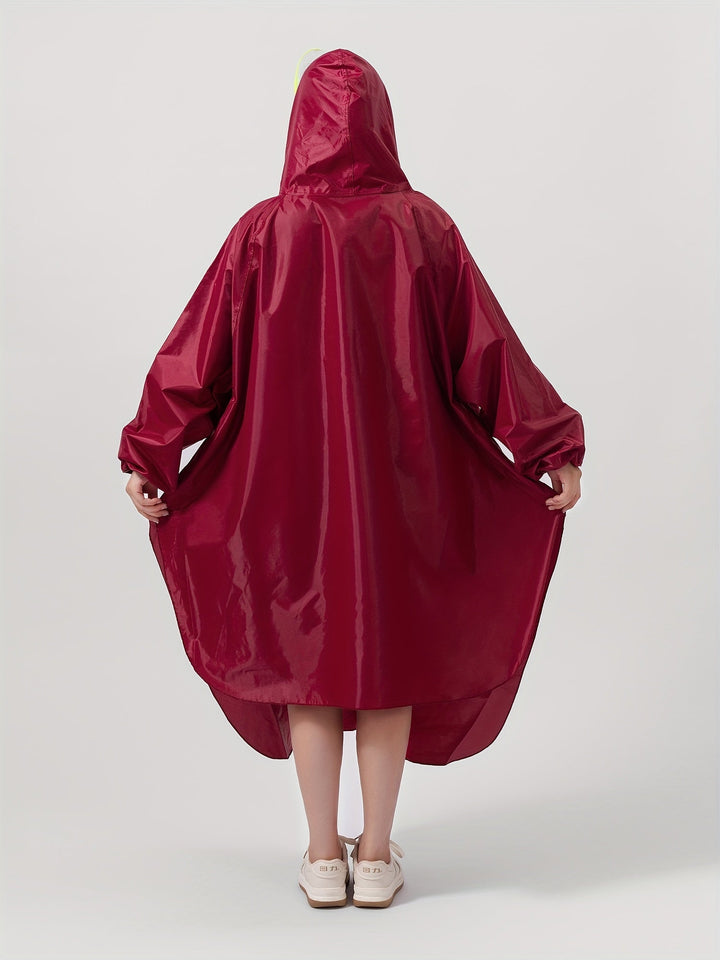 Drune | Wasserdichter Unisex Regenponcho Mit Kapuze