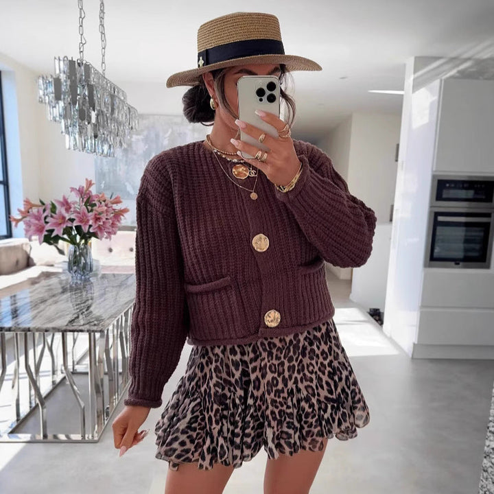 Drune | Cozy Chic women's cardigan with buttons and pockets